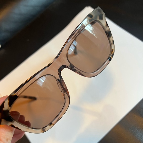 DKNY Sunglasses White 53/19 IVORY TORTOISE / KHAKI frames - Picture 2 of 6